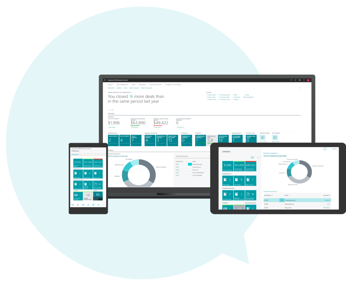 Bild der Microsoft-Dynamics-Software